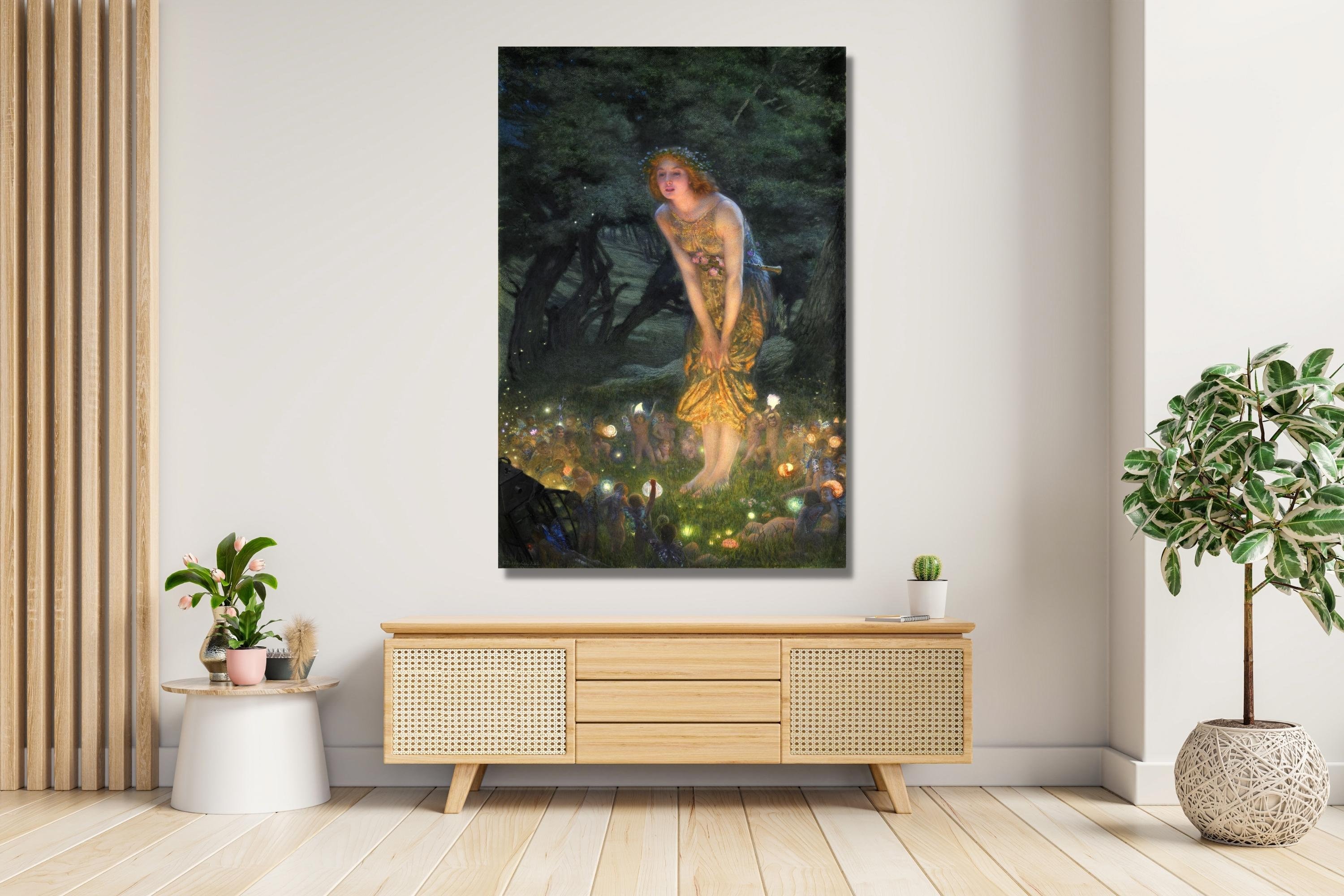 Edward Robert, Hughes Midsummer Eve, decoración Head Exploding, arte de  Edward Robert, decoración de Midsummer Eve, arte impreso en lienzo,  decoración moderna - Etsy México, image size:3000x2000