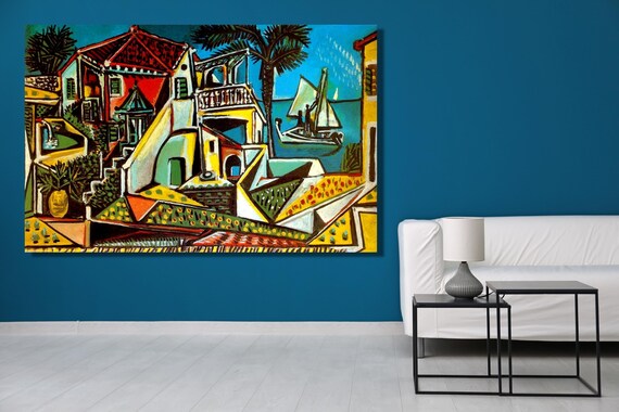 By Picasso, Pablo Picasso Art, the Landscape on the Mediterranean
