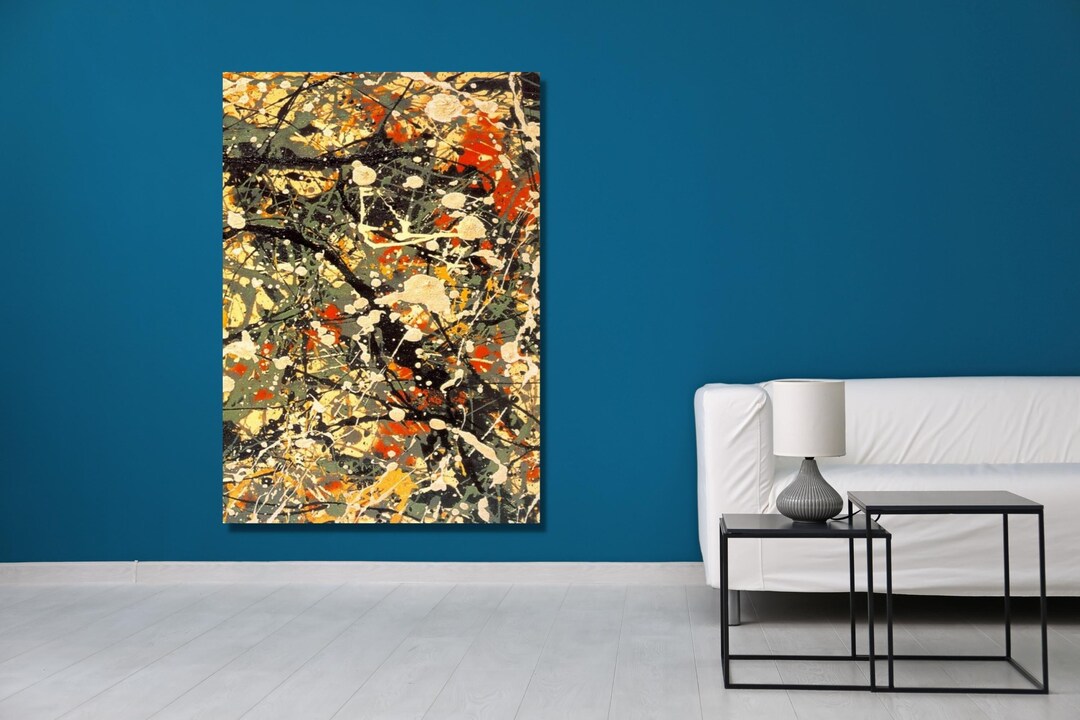 Jackson Pollock, 1949, Jackson Pollock Art,free Form Decor, Pollock