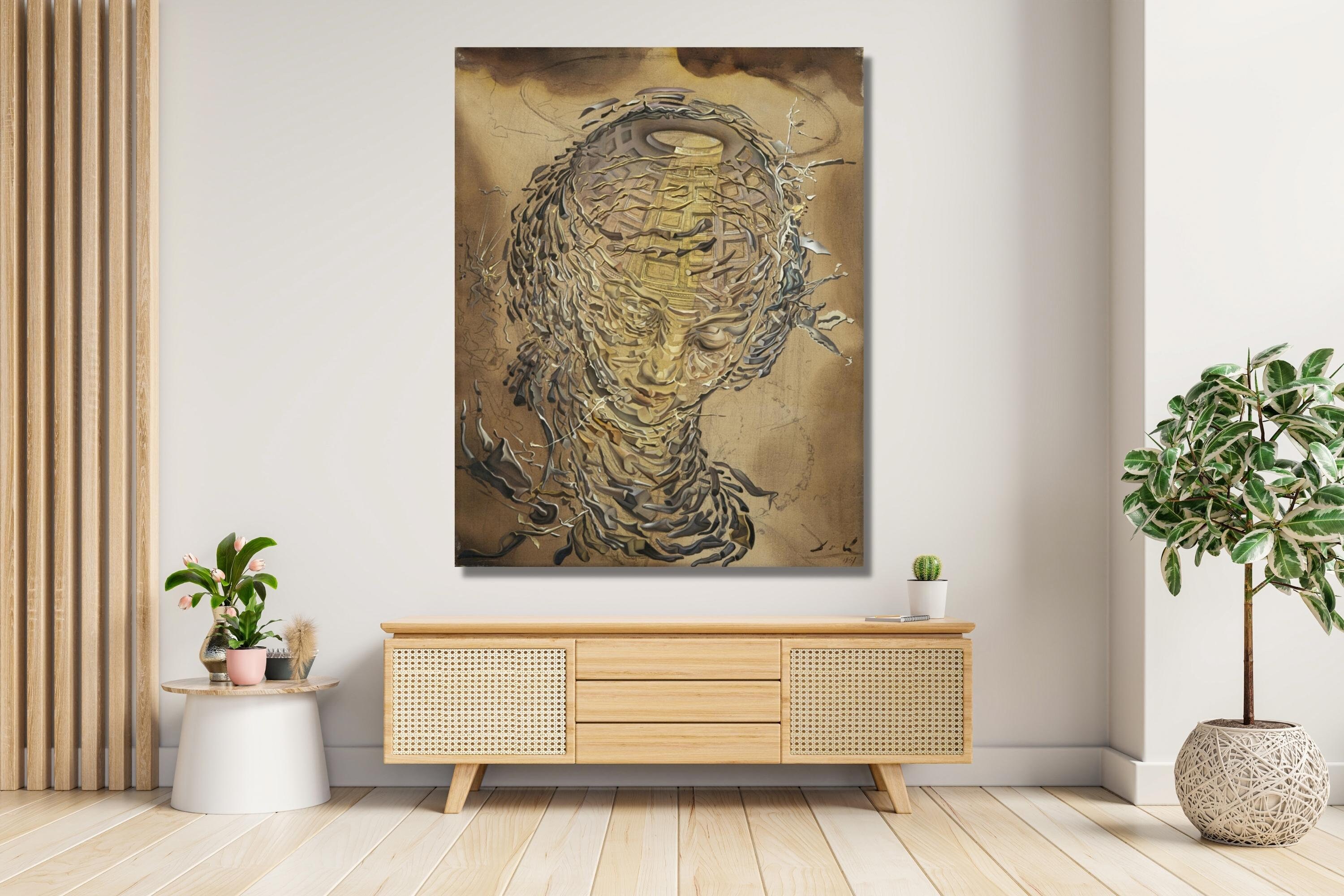 Exploding Head Dali Salvador Dali, Raphaelesco, Head Exploding, 1951, Salvador Dali ART ...