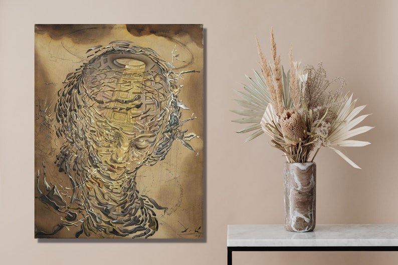 Exploding Head Dali Salvador Dali, Raphaelesco, Head Exploding, 1951, Salvador Dali ART ...