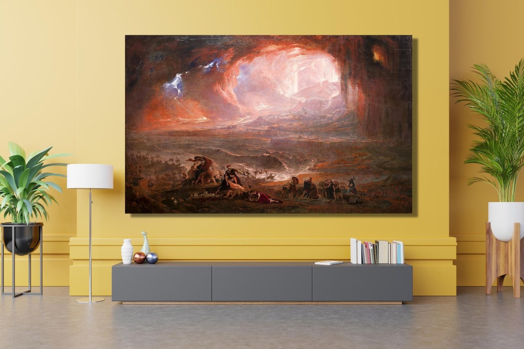 John Martin, Classic Art Painting, Classical Art, Destruction Of