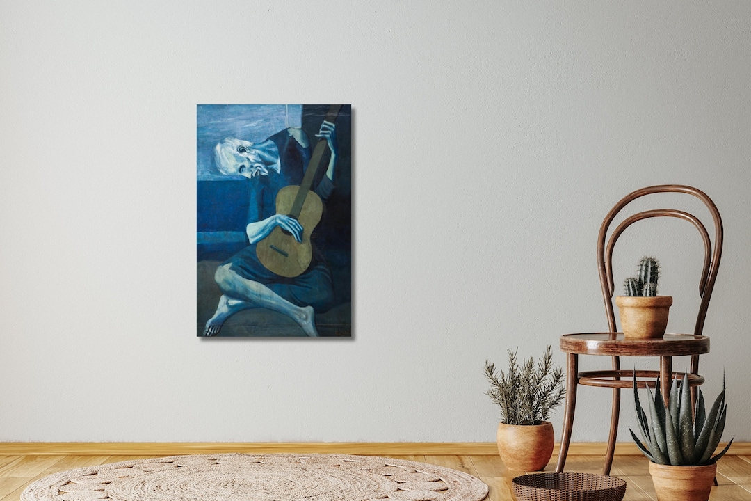 Pablo Picasso, the Old Guitarist 1904, Pablo Picasso Art, Canvas Print ...