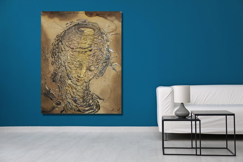 Exploding Head Dali Salvador Dali, Raphaelesco, Head Exploding, 1951, Salvador Dali ART ...