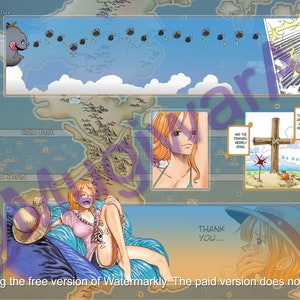 Nami Custom Playmat Design für One Piece TKG - Digital Design