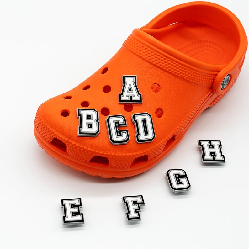 DIY Alphabet & Number Croc Shoe Charms Random Popular 338pcs Letter
