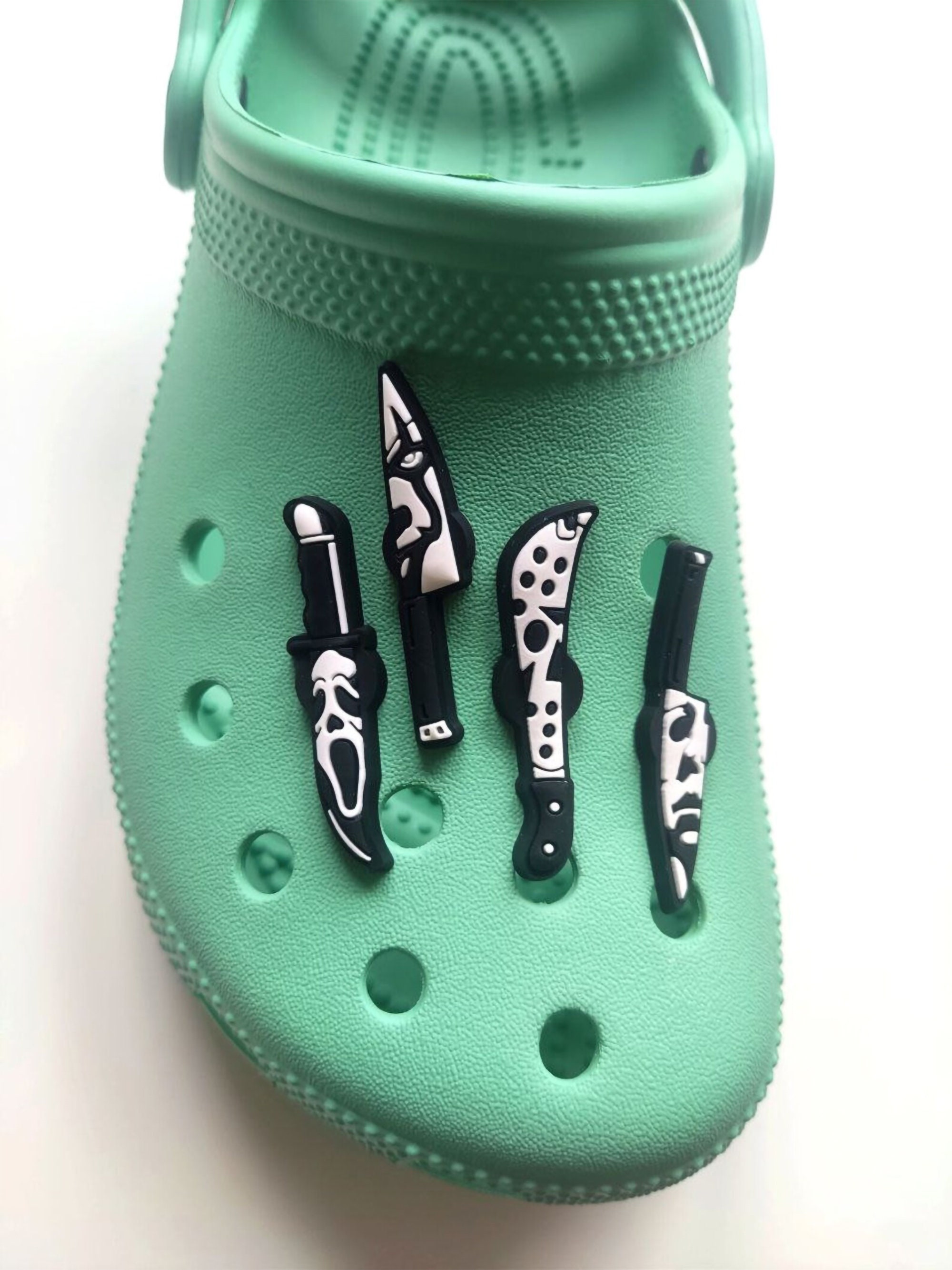 Horror Character Creepy Knives Croc Shoe Charm,scream Movie Jibbitz