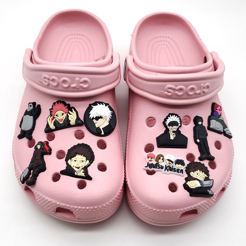 20-Piece Shoe Charms Set For Clogs - Cute Anime Decorations For DIY Shoes & Accessories