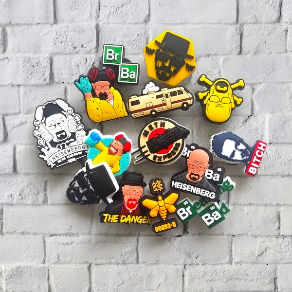 Horror Office Friend Shark Shoe Charms - 15 Pcs Cute Shoe Accessories For Clogs & Sandals