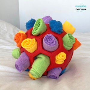 The Snuffle Ball (Enrichment Toy/Slow Feeder) for small, medium and large dogs