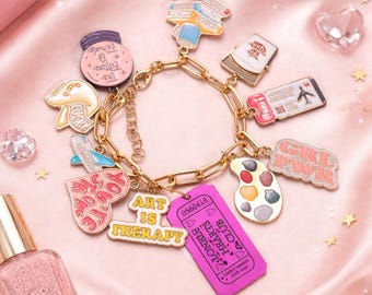 Digitales Visitenkarten-Charm-Armband