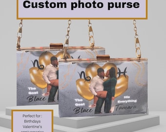 Personalisierte, transparente Handtasche