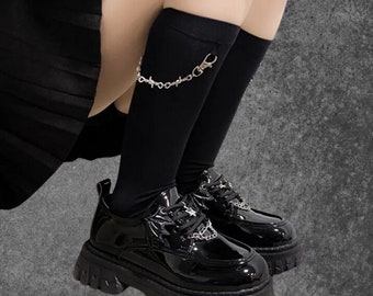 Chaussures Goth Platform Lolita, Chaussures Black Matte, Chaussures Bat Wing, Chaussures Y2K, Vêtements Alt, Gothic Lolita, Vêtements Goth