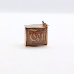 Gold Charm Vintage 9ct Gold Emergency Money Charm 10 Shilling Charm Gold 375 Charm Bracelet 9ct British Gold 375 Fully Hallmarked