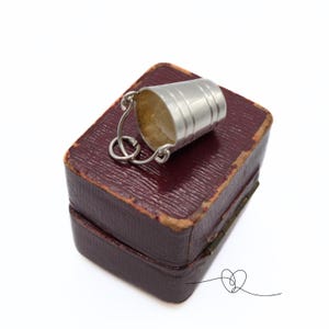 Silver Champagne Bucket Charm Silver Pendant Vintage Sterling Gift Champagne Lover Fizz Wine