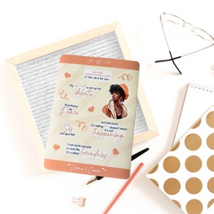 Citaten voor zwart meisje Affirmaties Stickers voor vrouwen Inspirerende zwarte meid magie empowerment kunst cadeau voor haar Black Culture School Office