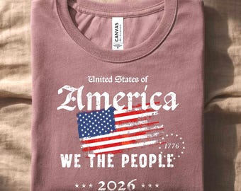 Camiseta con estampado de la bandera de EE. UU.: Camiseta patriótica de los 250 años de Estados Unidos (Camiseta del Día de la Independencia)