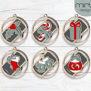 personalized christmas gift card holder, laser cut file, christmas ornament svg, christmas laser svg, christmas ornaments personalized