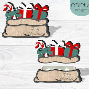 Weihnachten Geld Halter svg, Laser geschnitten Datei, Geschenk Kasse svg, personalisierte Geld Halter svg, Geschenk Geld Halter svg, geldgeschenk laser