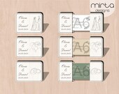 Wedding Invitation SVG Set | 3 Complete A6 Laser Cut Card Designs with Printable Inserts | DIY Wedding Invite Kit | Glowforge