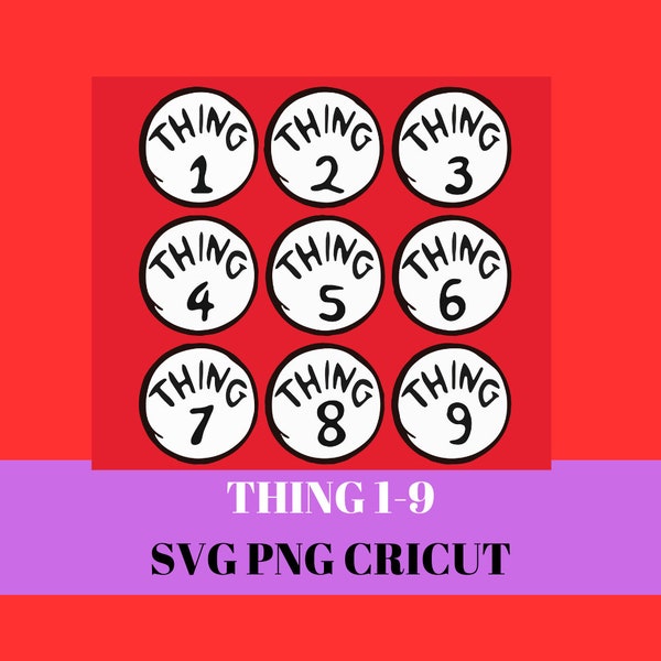Thing 1 Thing 2 Iron On - Etsy