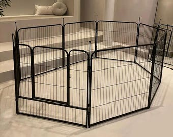 Corsa del coniglio di metallo | Casa perfetta per i conigli | Facile da installare | Corsa dei cuccioli