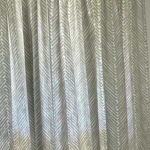 Custom Curtains, Boho Wishbone Beige Curtains with a linen look. Beautiful for a Living Room or Bedroom. See Description for Lining Purchase