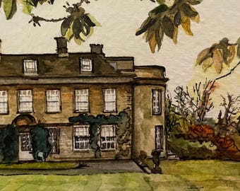 Mini Babington House Watercolour