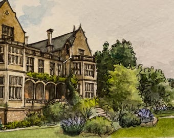 Mini Orchardleigh Estate Watercolour