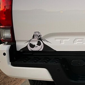 Car Decal, Jack skellington vinyl, Car decal, car sticker custom, Halloween car decal