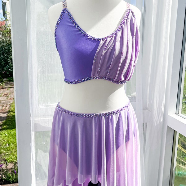 Purple Lyrical Two Piece costume