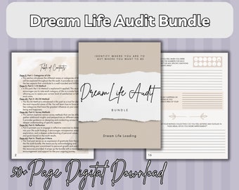 Dream Life Audit Bundle: Comprehensive Self-Assessment and Transformation Toolkit