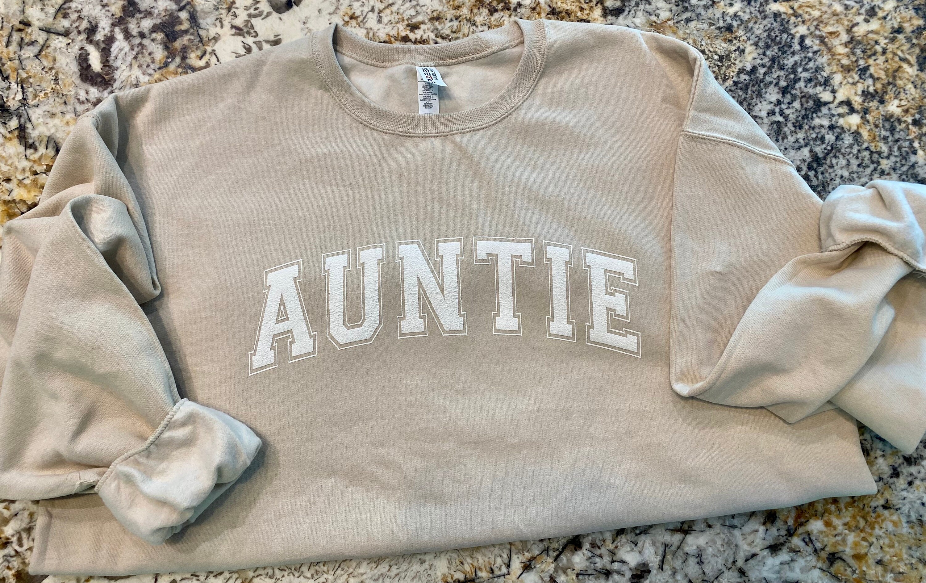 Auntie PUFF VINYL Crew Sweatshirt – Market on Maple