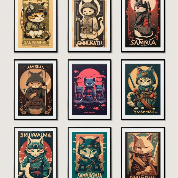Ninja Cat - Etsy