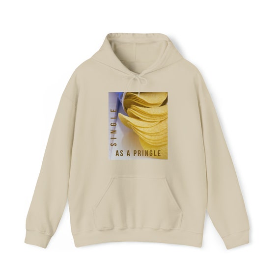 Single as Pringle Funny Humor Unisex Heavy Blend Hooded