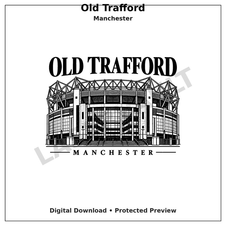 10 Premier League-stadion PNG-paket 2 | Lasergravering av engelsk fotbollsstadion | Digital nedladdning av skifferunderlägg bild 6