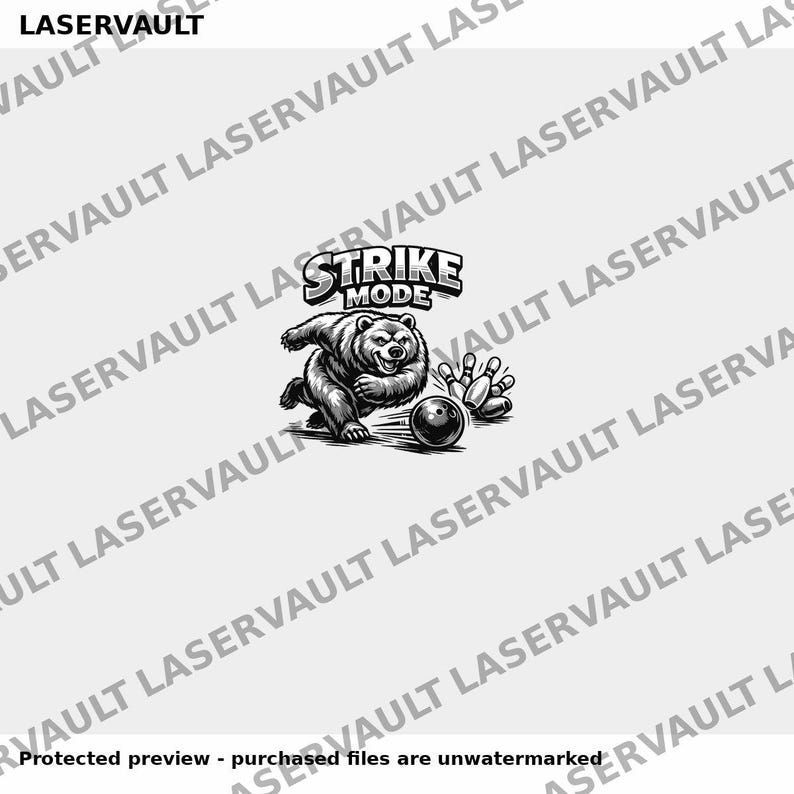 15 djur, bowling, lasergravyr, PNG-paket, rolig björn, bulldogg, lejon, elefant, anka, mus, fågel, känguru, koala bild 4