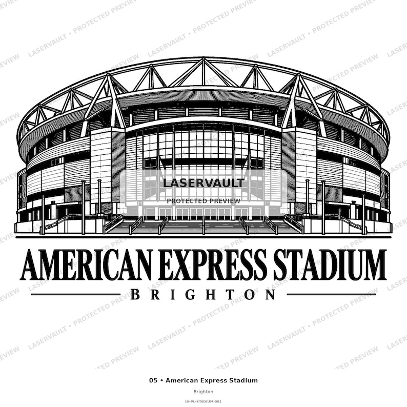 10-pack Premier League-stadion i PNG-format | Lasergravering av engelsk fotbollsstadion | Digital nedladdning av skifferunderlägg bild 8