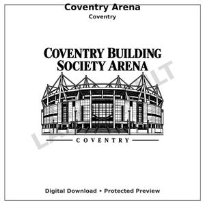10 Premier League-stadion PNG-paket 2 | Lasergravering av engelsk fotbollsstadion | Digital nedladdning av skifferunderlägg bild 5