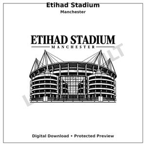 10 Premier League-stadion PNG-paket 2 | Lasergravering av engelsk fotbollsstadion | Digital nedladdning av skifferunderlägg bild 1