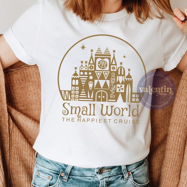 It's A Small World SVG PNG | Small World Shirt | The Happiest Cruise Shirt | Cricut File