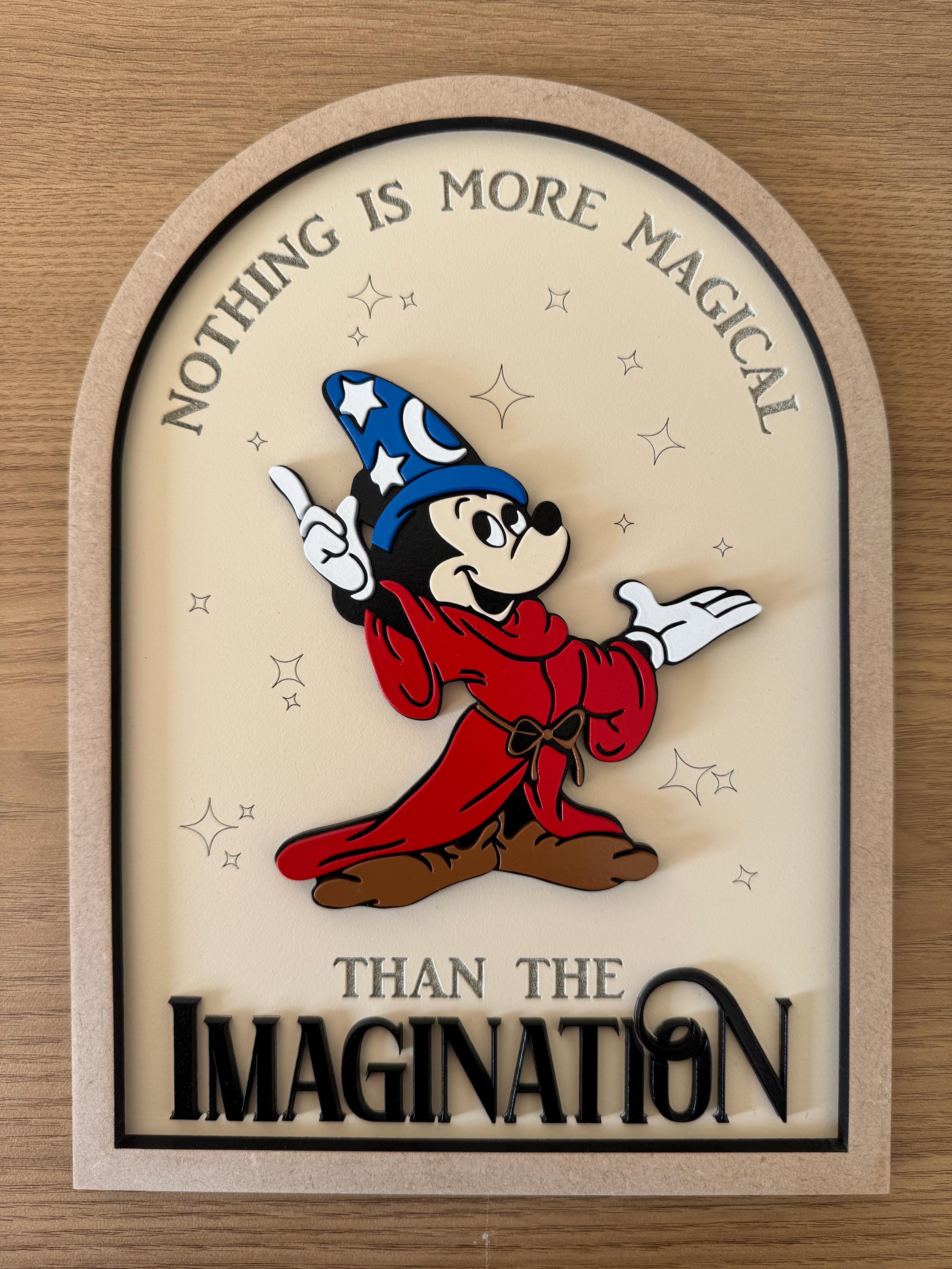 Nothing is More Magical Than the Imagination Sign | Disney Magic Sign ...