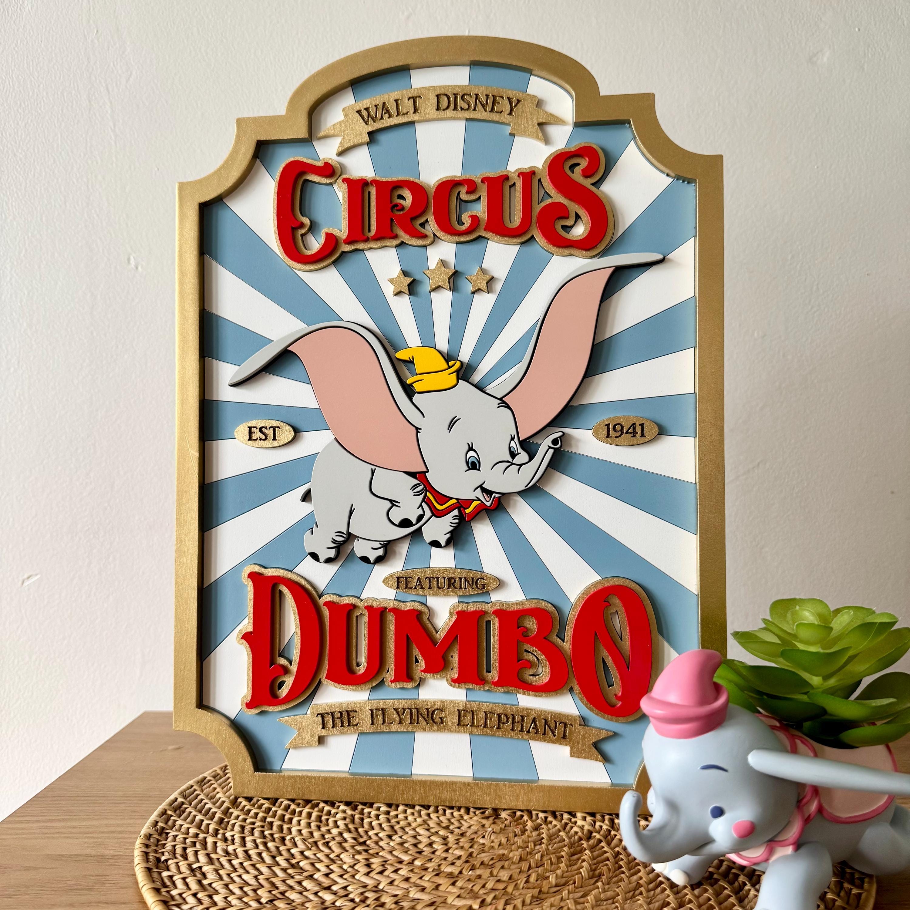 Dumbo Circus Sign | Dumbo Sign | Disney Sign | Disney Nursery