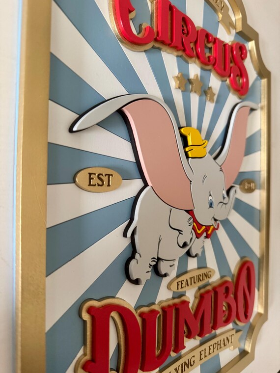 Dumbo Circus Sign | Dumbo Sign | Disney Sign | Disney Nursery