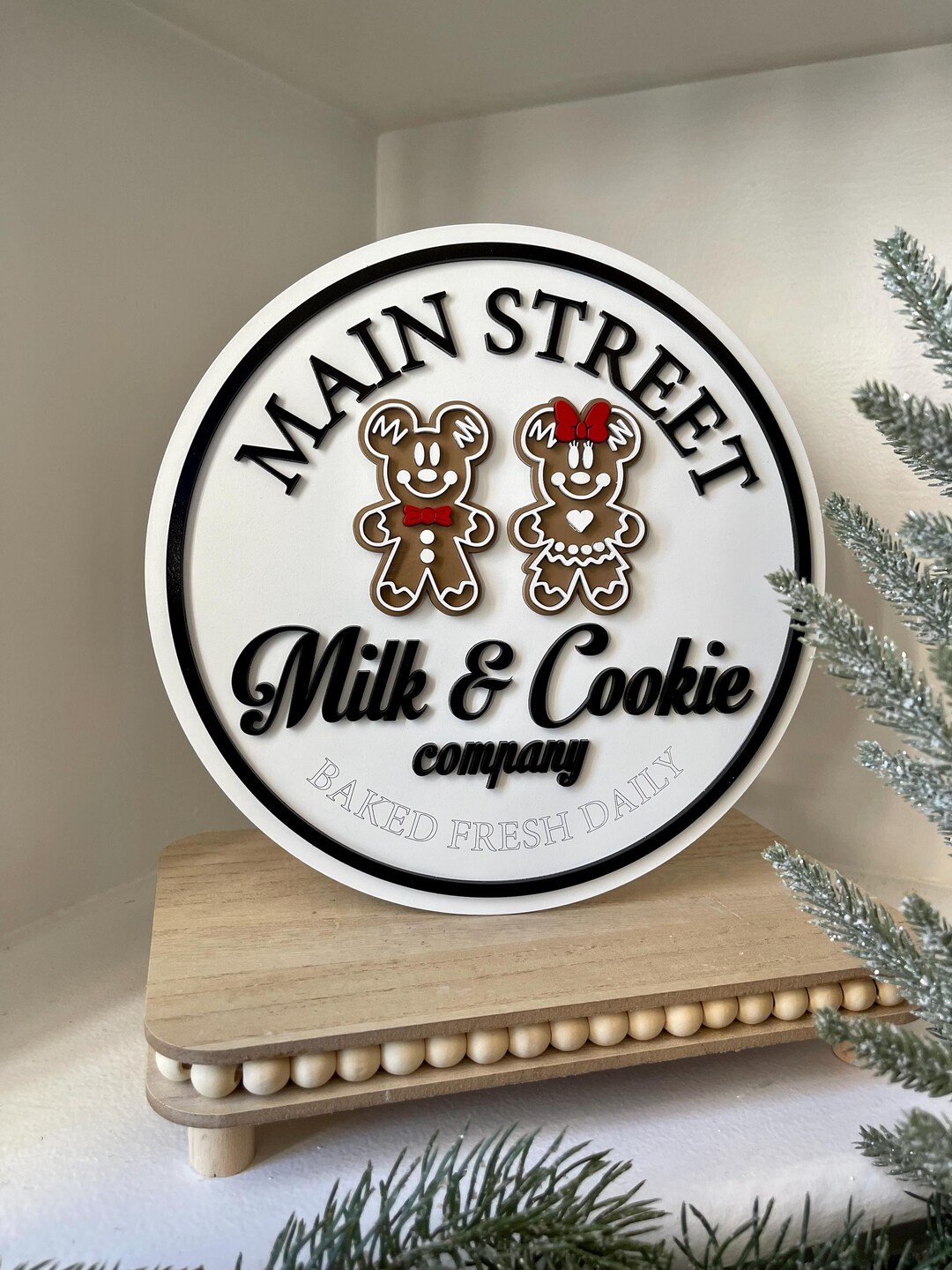 Main Street Bakery Sign | Mickey and Minnie Gingerbread | Milk and ...