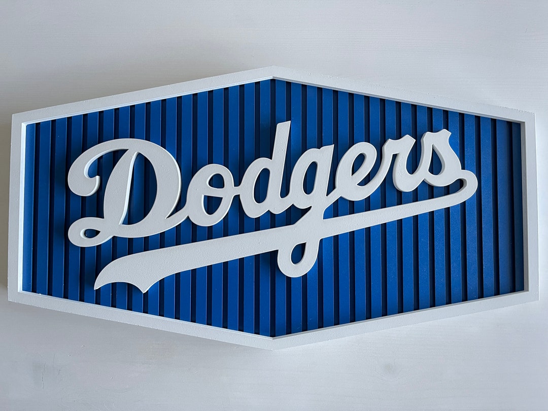 Los Angeles Dodgers Logo Wood Display Stadium Sign - Etsy