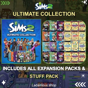 the Sims 2 Ultimate Collection Complete With ALL Expansions And Stuff Packs