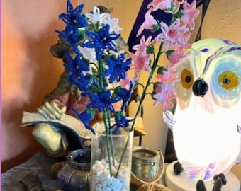 Crochet Bluebells Bouquet, Handmade Blue Flower, Everlasting Gift, Unique Birthday Gift, Mother’s Day Flowers, Home Decor UK