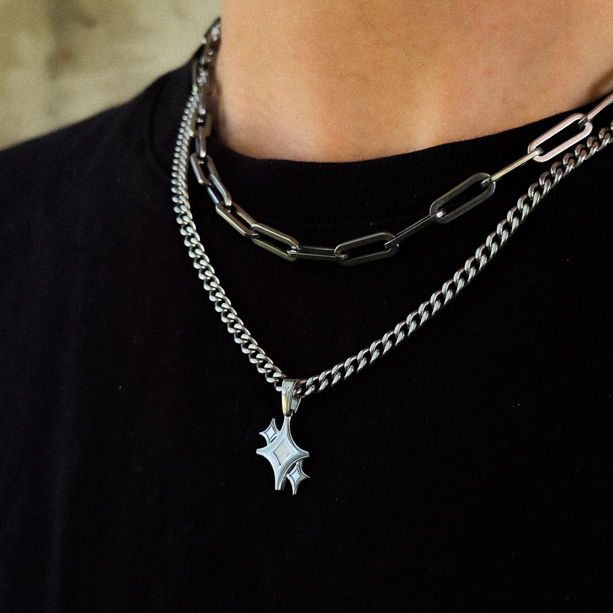 Massive Kubanische Gliederkette Aus 925er-Sterlingsilber