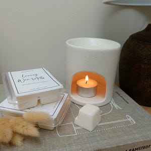 Scented Wax Melts & Speckled Burner Set: Home Fragrance Gift